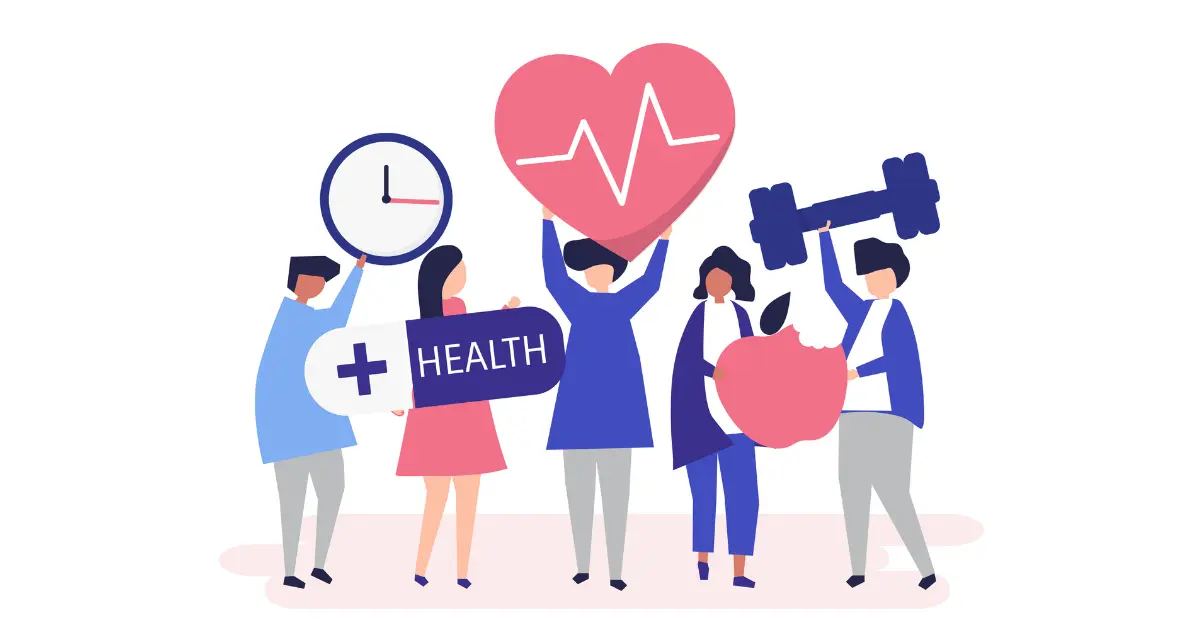 Diverse group of people representing global health and wellness in 2025