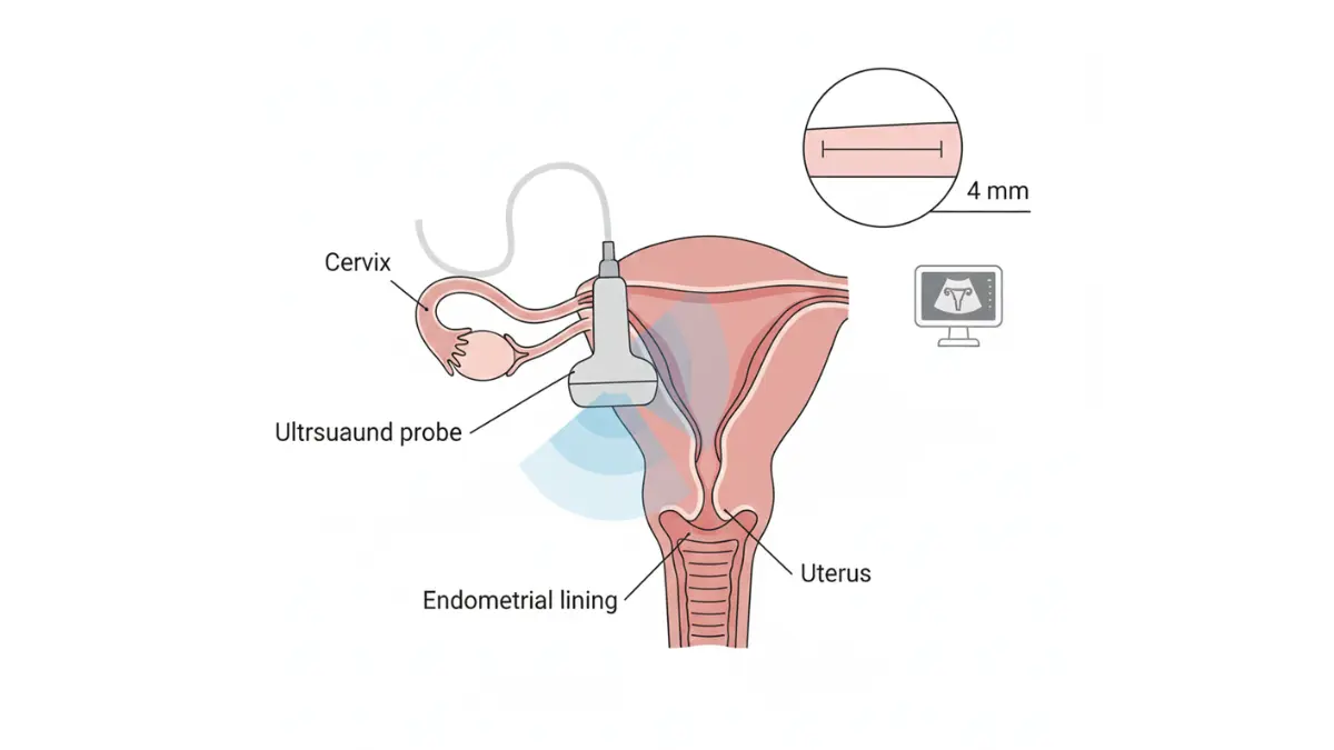 Endometrial Cancer diagnosis using transvaginal ultrasound and endometrial thickness measurement