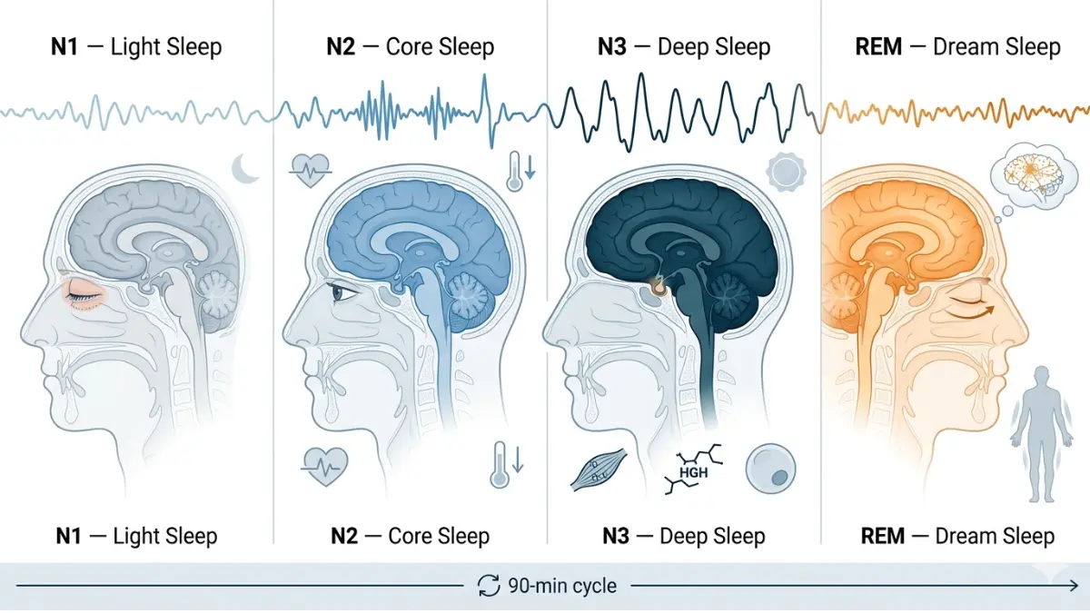 Sleep Stages Explained What Happens To Your Body Each Night Sleep Stages Explained What Happens To Your Body Each Night