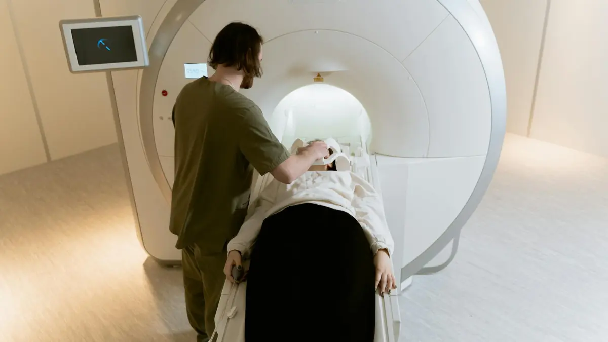 Lung Cancer Screening — board-certified radiologist operating a CT scanner and reviewing LDCT results using the standardized Lung-RADS reporting and classification system