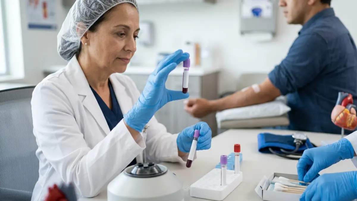 Statin evaluation supported by a routine blood sample collected for a lipid panel test