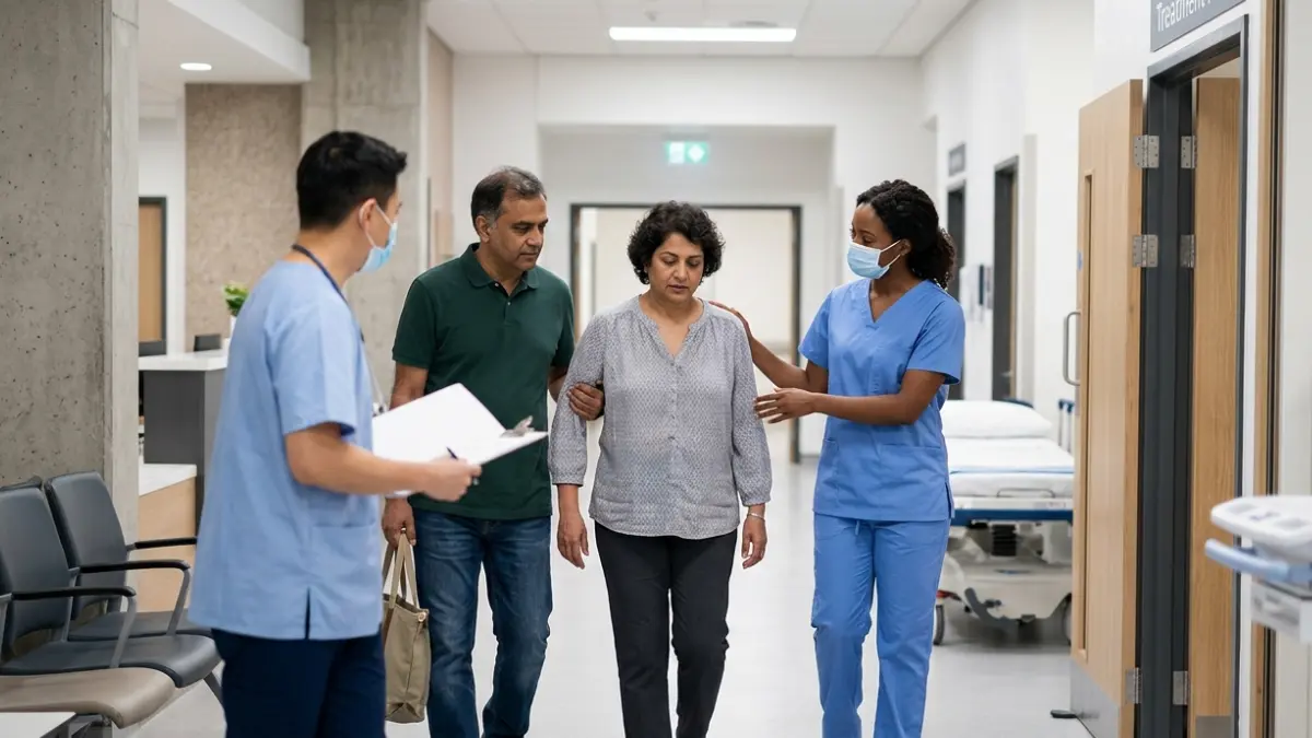Patient seeking urgent medical evaluation while waiting for BMP Results after blood testing
