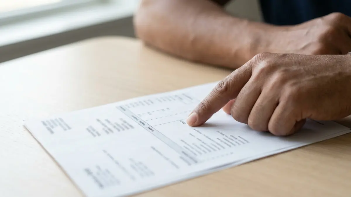 Patient auditing line item charges on an itemized medical bill for CPT 80048 errors.