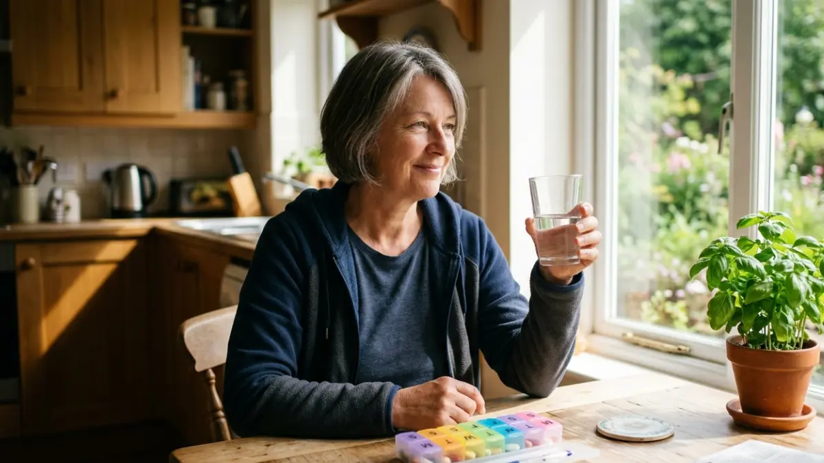 Person holding a glass of water to illustrate fluid balance and electrolyte normal ranges.