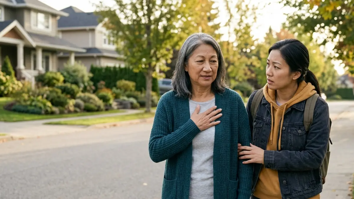 High Cholesterol Symptoms usually do not occur, but chest discomfort during activity may indicate cardiovascular complications that require immediate medical attention.