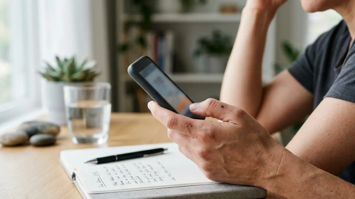 CGM time in range report review using a glucose monitoring device with the display unreadable