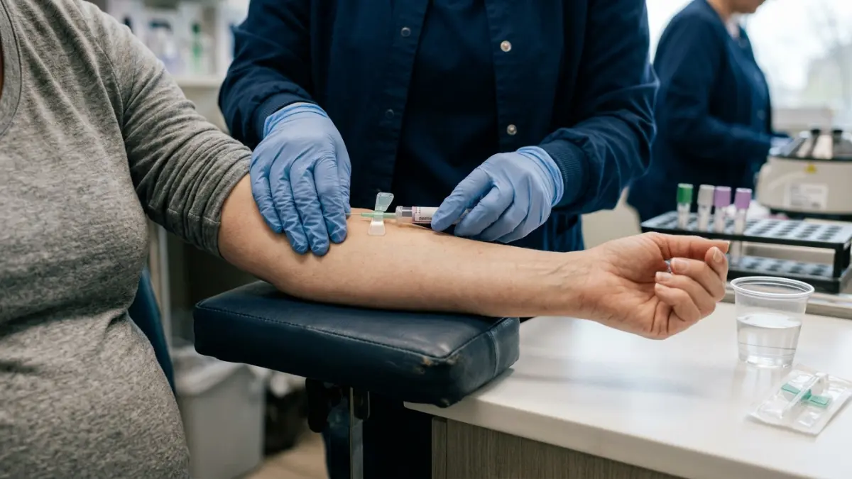 failed 1-hour glucose test followed by 3-hour glucose tolerance blood sample collection