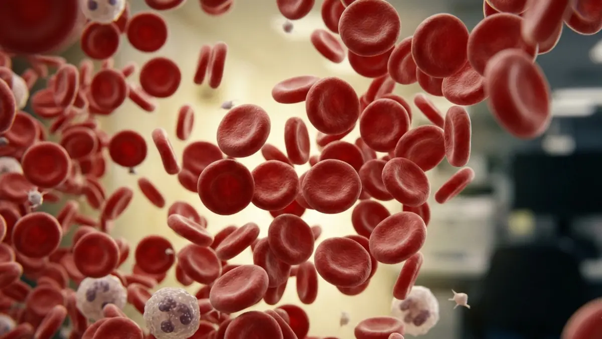 False High A1C explained through realistic red blood cells and hemoglobin