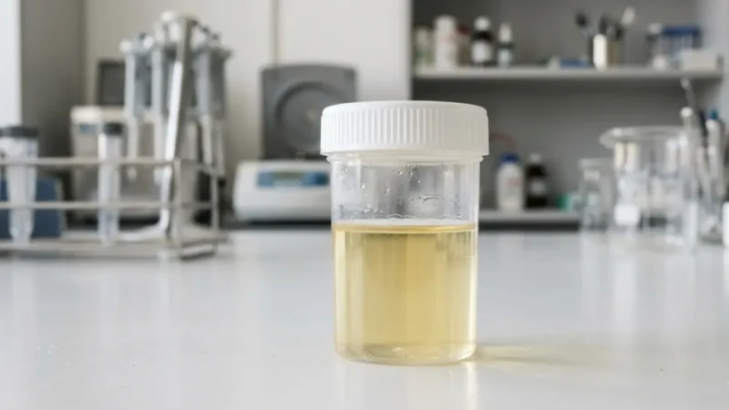 Glucose in urine specimen in a clinical laboratory setting