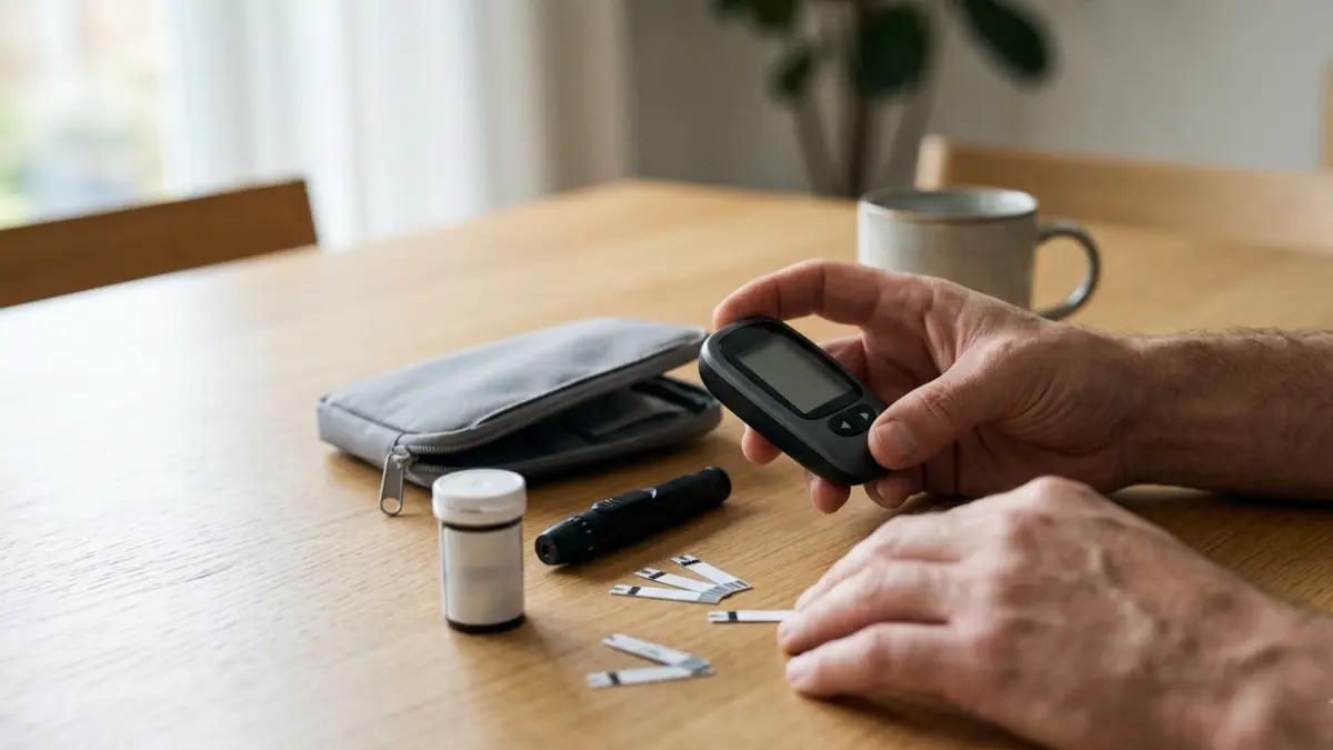 Glucose Meter buying guide with a home blood glucose testing kit and test strips