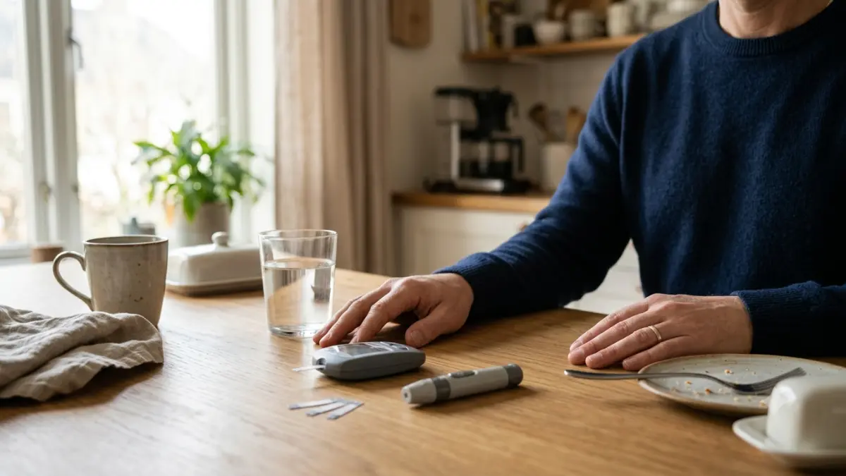 High blood sugar in non-diabetics during fasting glucose test preparation
