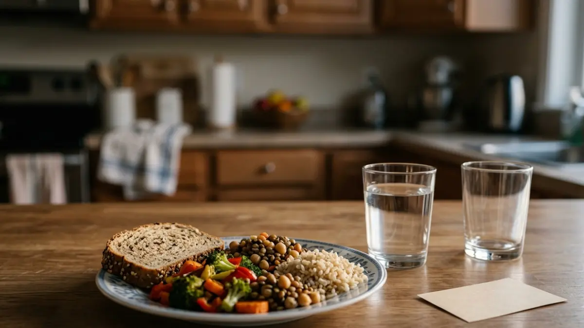 oral glucose tolerance test preparation with normal meal and water before fasting