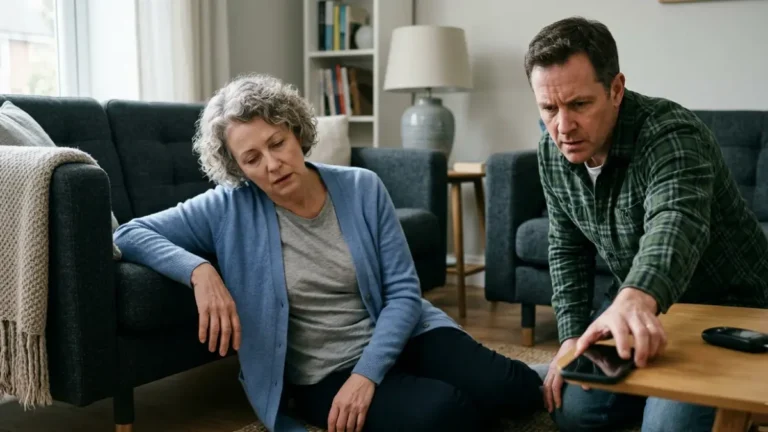 Severe Hypoglycemia emergency with an adult experiencing a serious low blood sugar episode while a caregiver seeks emergency help