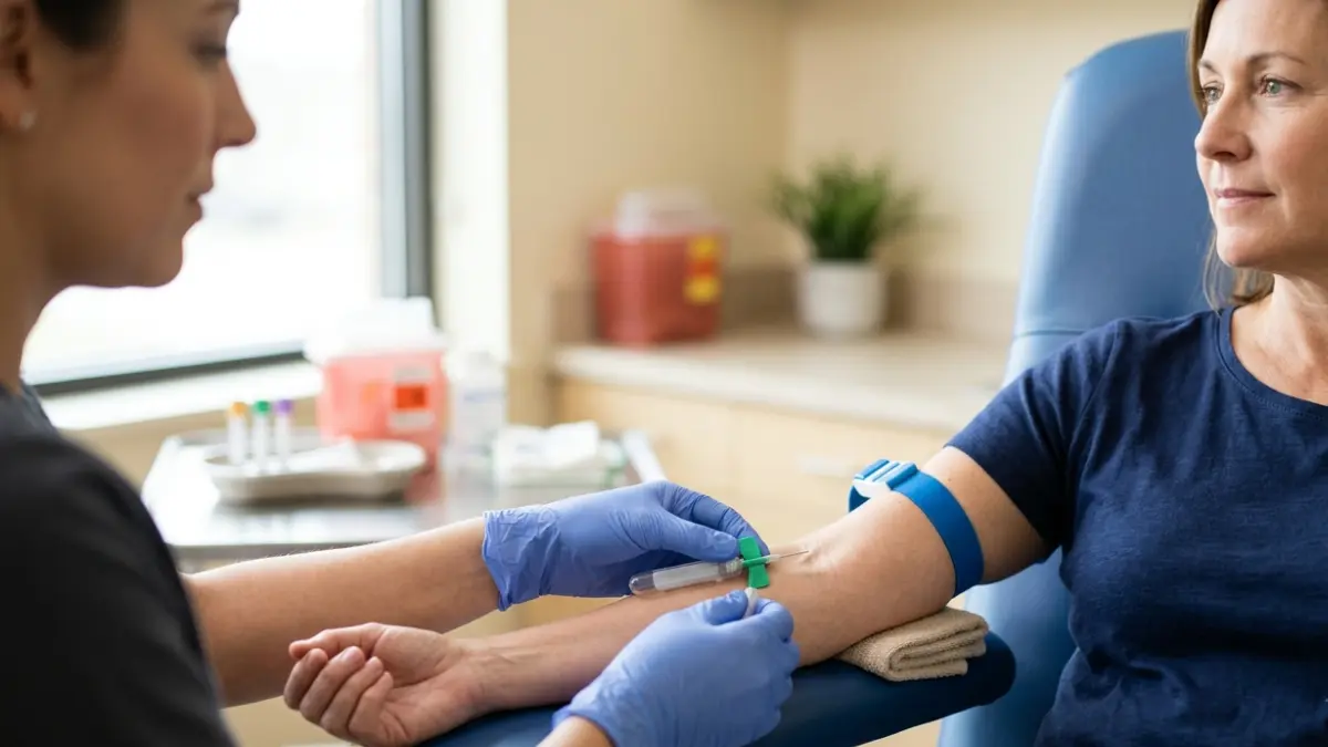 Normal ALT is one routine blood test value used to calculate a FIB-4 score