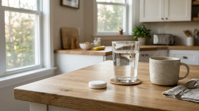 levothyroxine absorption interactions during a morning medication routine with water and coffee