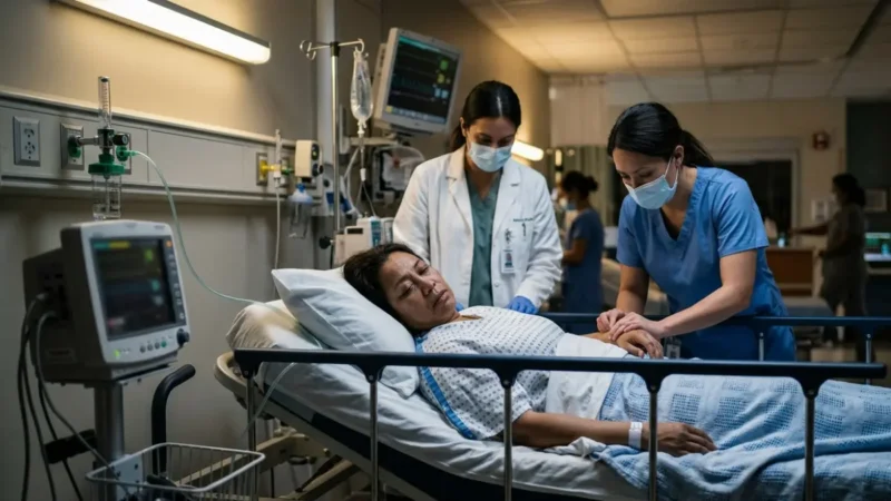 Myxedema Coma Symptoms during an emergency hospital assessment of a severely ill patient