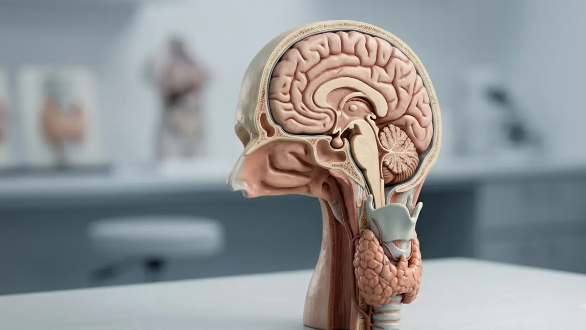 Subclinical hypothyroidism showing the relationship between the pituitary gland and thyroid