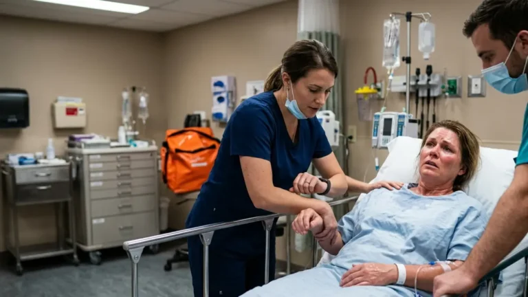 Thyroid storm symptoms requiring urgent emergency department assessment for severe hyperthyroid illness