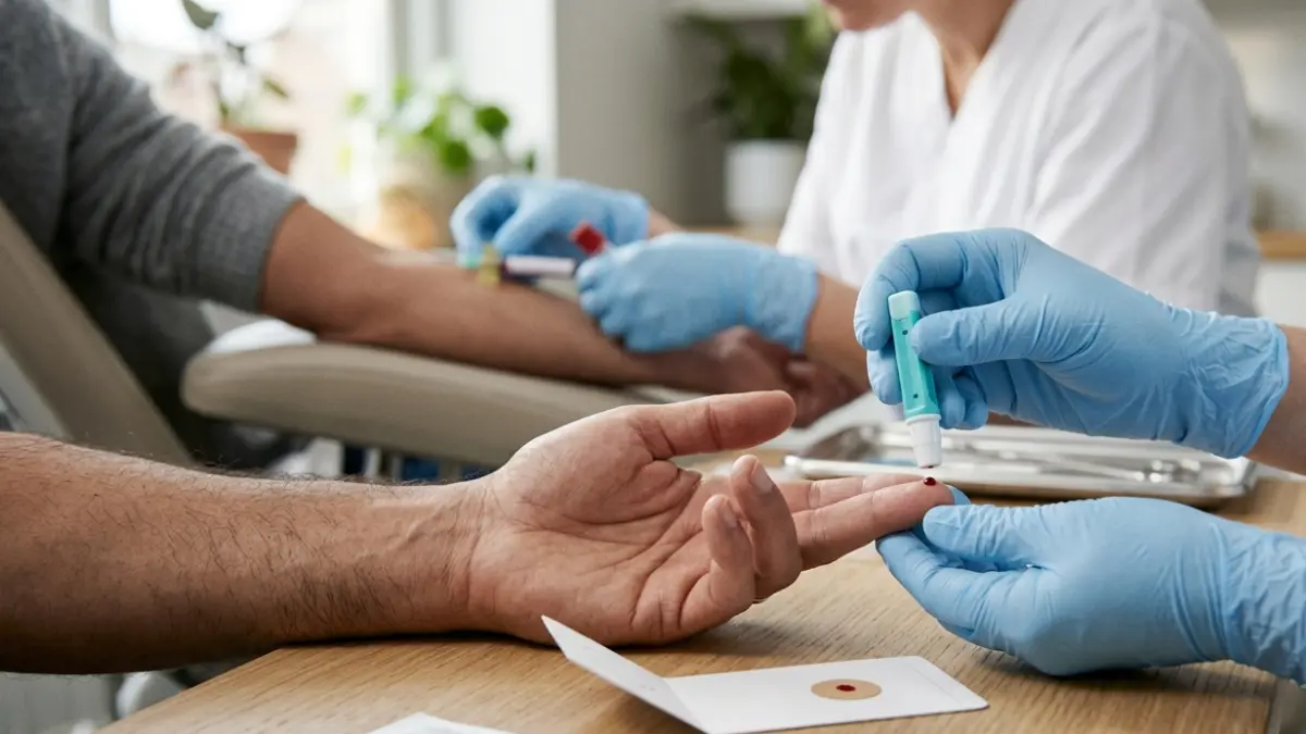 Thyroid test accuracy comparison between a finger-prick blood sample and a venous blood draw
