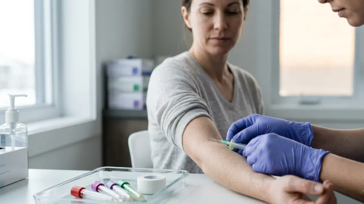 TSH Fluctuating on Levothyroxine and a routine blood test showing the clinical context of testing time