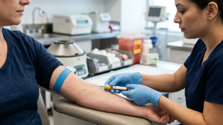 TSH test cost during a routine blood draw at an outpatient laboratory