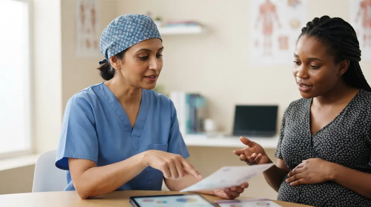 ALT in Pregnancy: clinician explaining pregnancy-specific liver test interpretation
