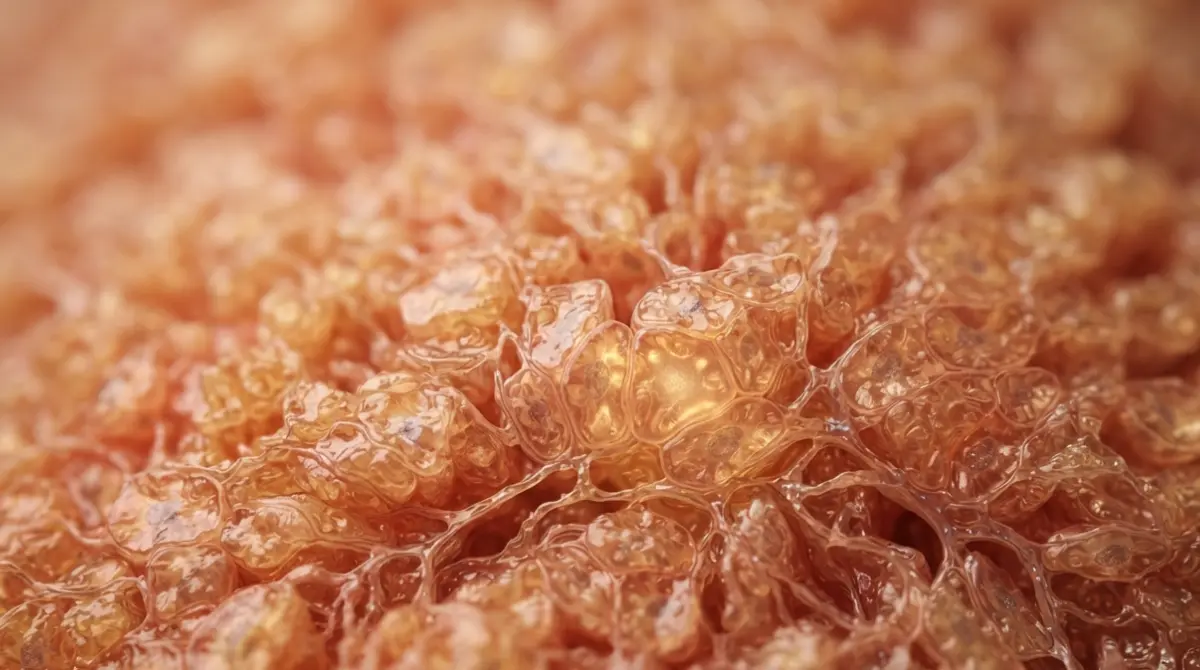 Macro conceptual photo suggesting liver cells and enzyme activity, abstract but realistic — Questions