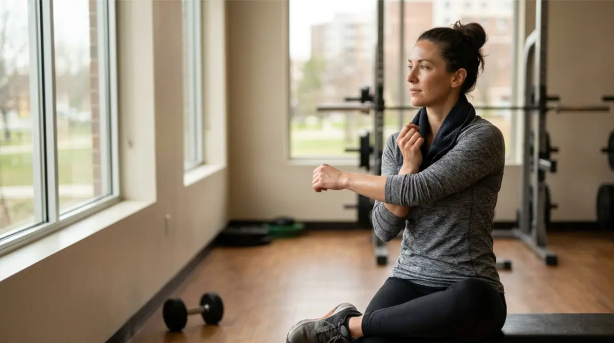 High AST may be discussed after exercise as an adult cools down following strength training.