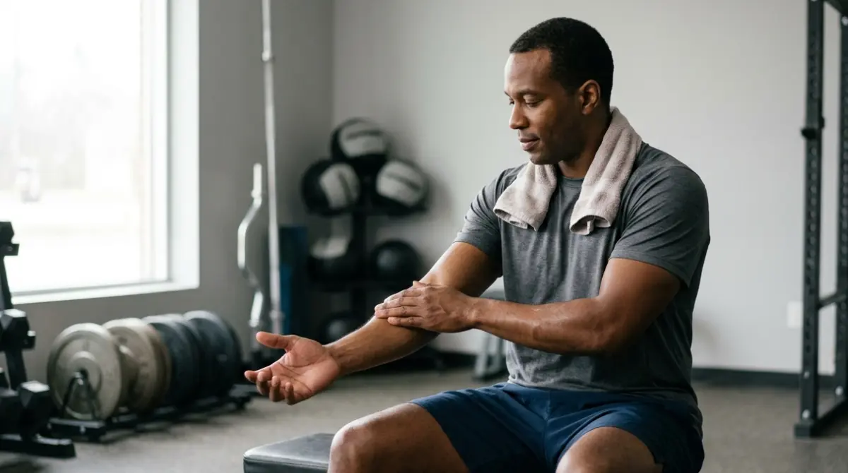 Person cooling down after exercise in an article about High AST
